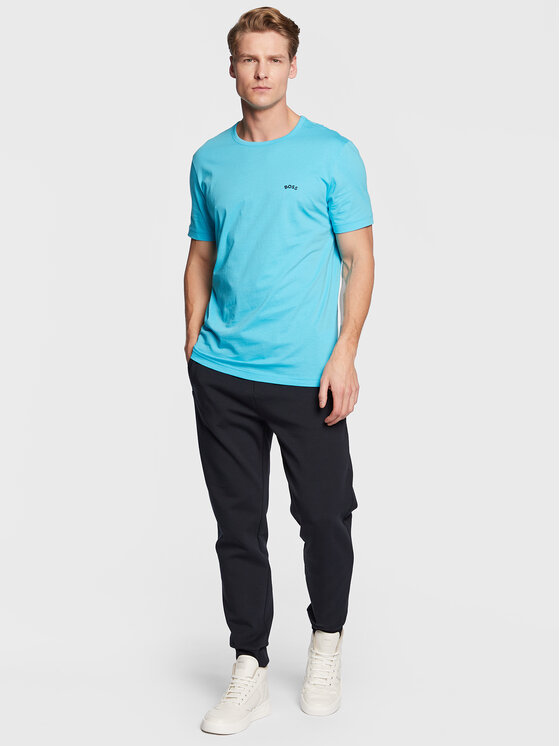 T-shirt Curved 50469062 Blu Regular Fit