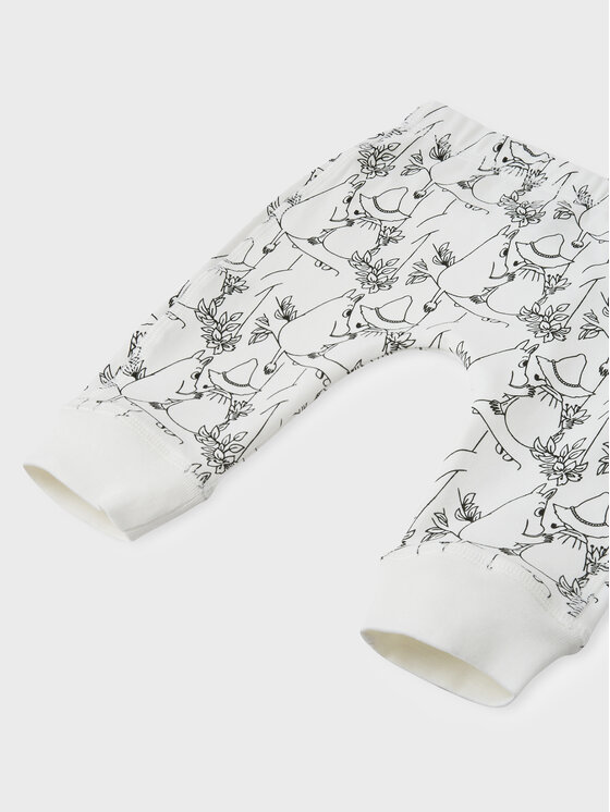 Reima Reima Súprava body s nohavicami MOOMIN Dyrbaraste 5200067A Biela Regular Fit