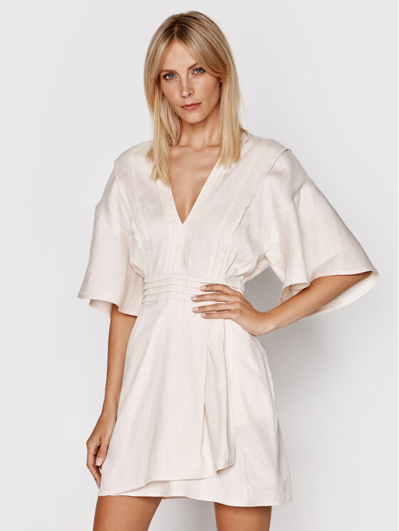 Vestito da giorno Aika A0491 Beige Regular Fit