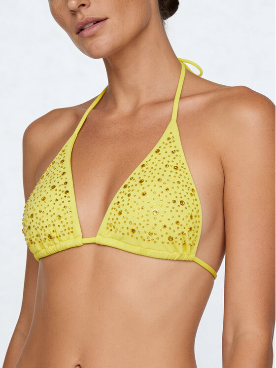 Guess Guess Bikinio viršus E6GJ34 MC040 Žalia