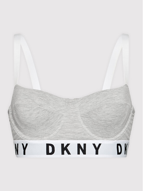 DKNY DKNY Biustonosz z fiszbiną DK4521 Szary