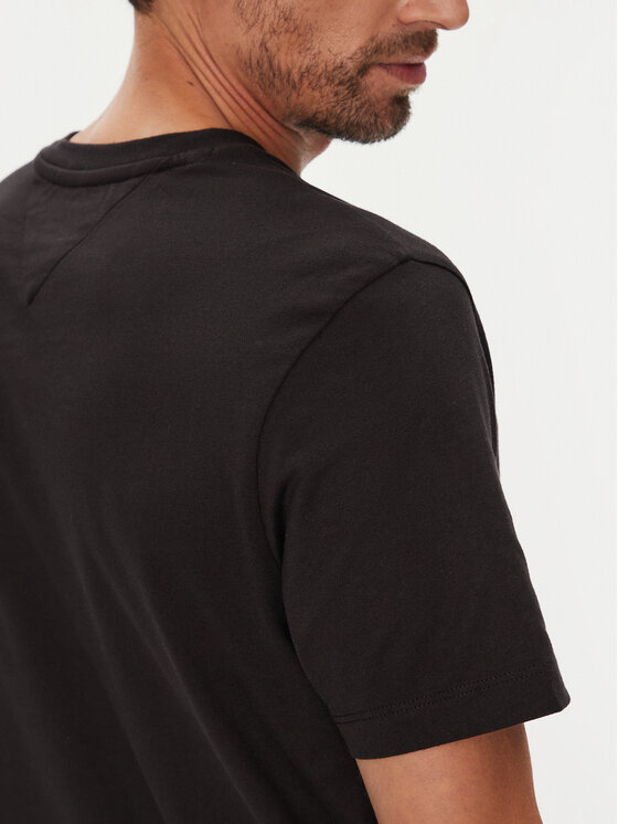 Tommy Hilfiger Tommy Hilfiger T-Shirt Essential MW0MW39249 Μαύρο Regular Fit