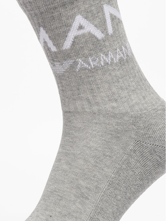 Emporio Armani Underwear Emporio Armani Underwear 2er-Set hohe Damensocken 292303 4F227 00948 Grau