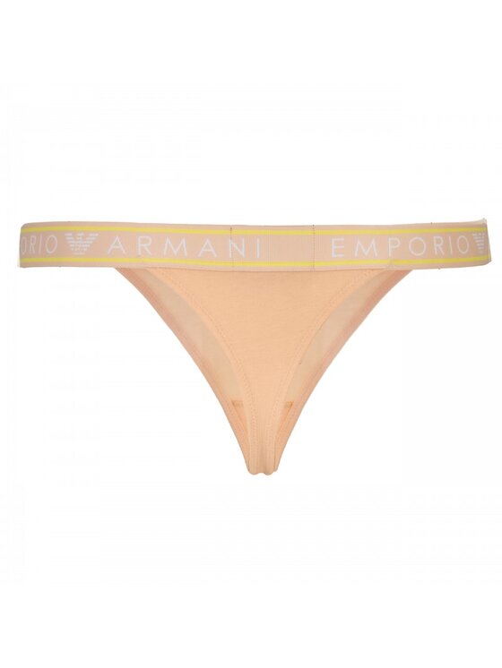 Emporio Armani Emporio Armani Sada 2 kusů string kalhotek 164522 3R227 Béžová