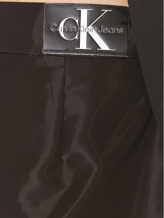 Calvin Klein Jeans Calvin Klein Jeans Mini sukňa J20J222224 Čierna Regular Fit