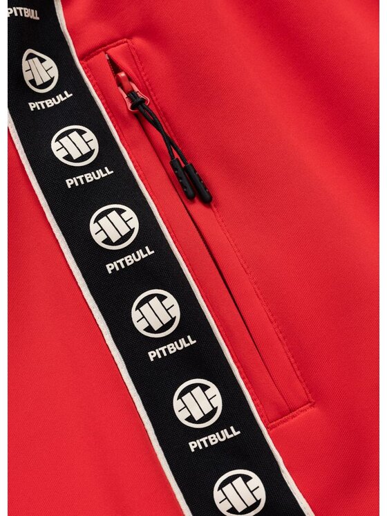 PITBULL PITBULL Szorty sportowe POWERS Czerwony Regular Fit
