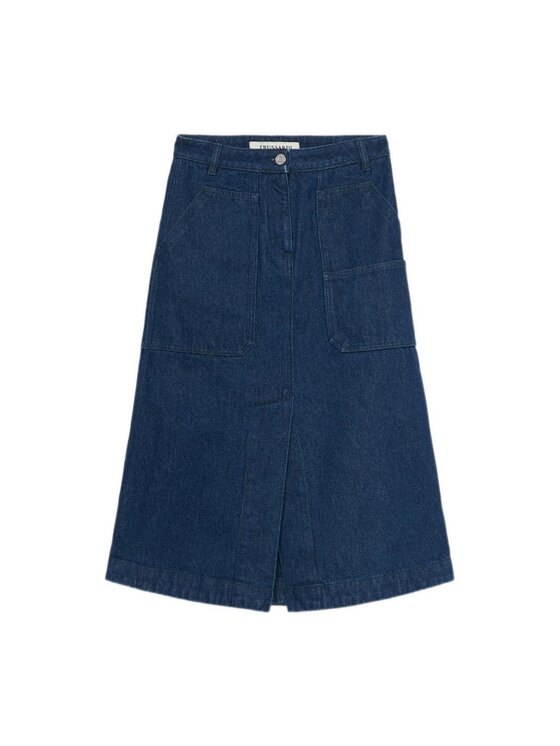 Trussardi Trussardi Gonna midi 1403A000648N0H4 Blu A-Line Fit