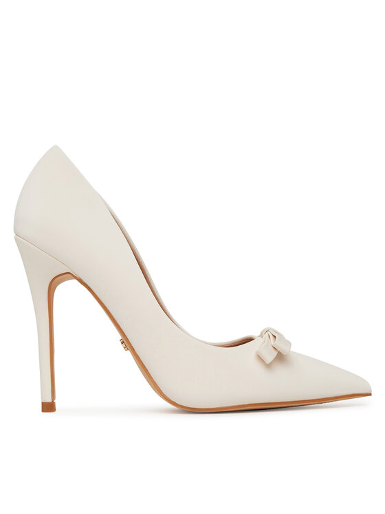 Pantofi cu toc subțire DeeZee GAO-2312-6A Écru