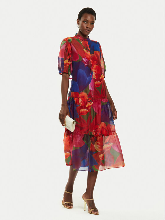 Ted Baker Ted Baker Sukienka koszulowa Miru 275588 Kolorowy Loose Fit