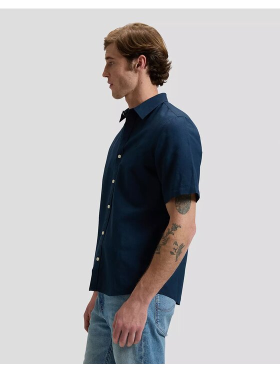 Lee Lee Koszula SSSHIRT Niebieski Regular Fit