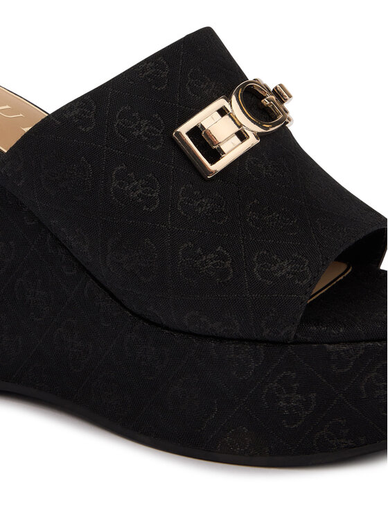 Guess Guess Шльопанці FLJEVZ FAB04 Чорний