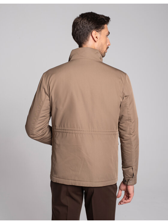 Borgio Borgio Kurtka przejściowa induno Beżowy Slim Fit