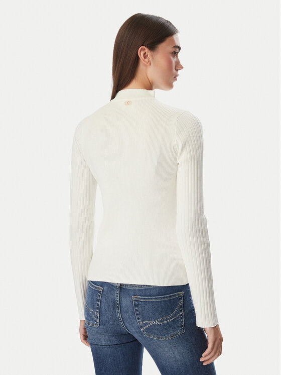 Liu Jo Sport Liu Jo Sport Kampsun TF6082 MS63L Kreemjas Regular Fit