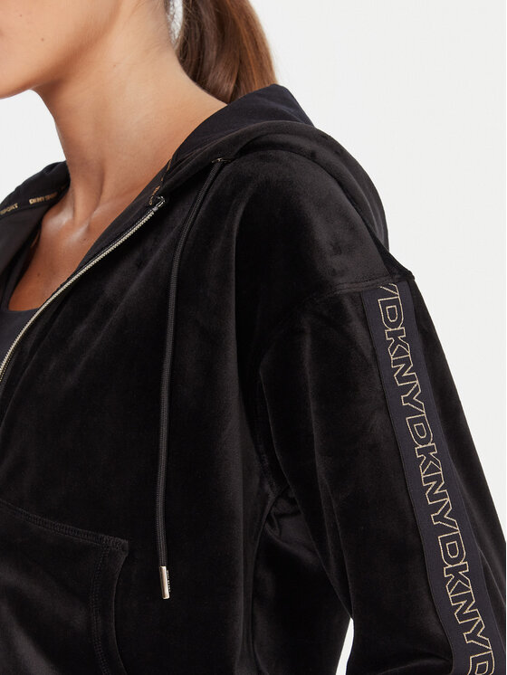 DKNY Sport DKNY Sport Pulóver DP5J9639 Fekete Regular Fit