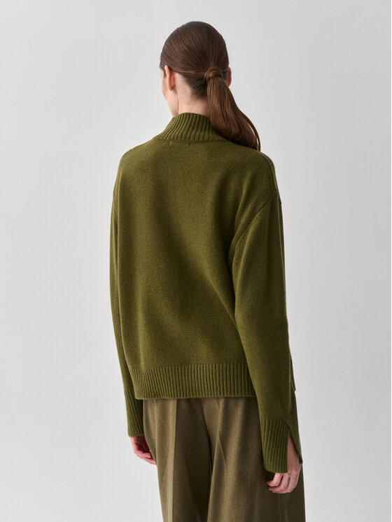 TATUUM TATUUM Sweter LINER 2 Zielony Classic Fit