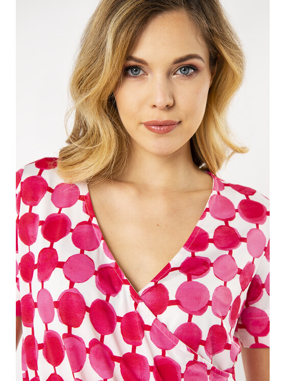 QUIOSQUE QUIOSQUE Halenka QUESTION BLOUSE Růžová Regular Fit