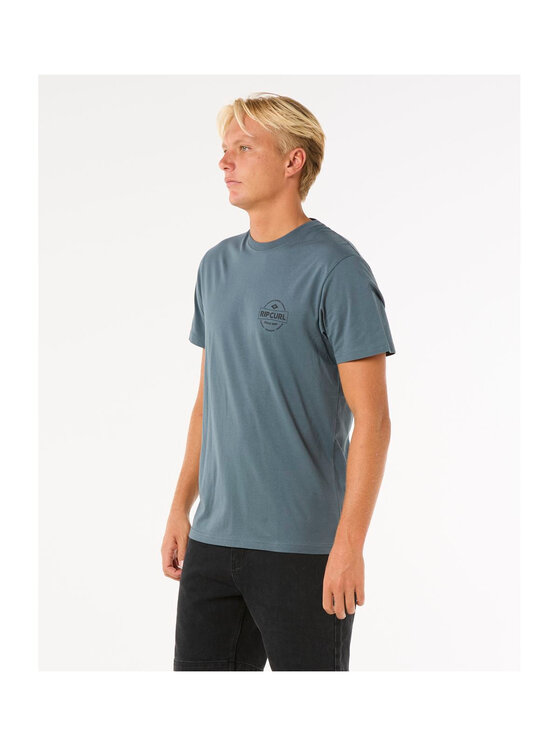 Rip Curl Rip Curl T-Shirt Staple Tee Zielony Standard Fit