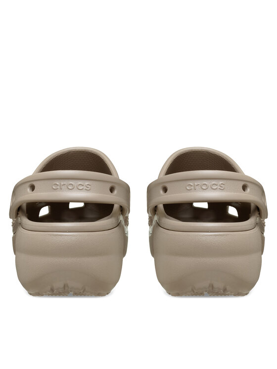Crocs Crocs Klapki Classic Platform Clog 206750 Beżowy