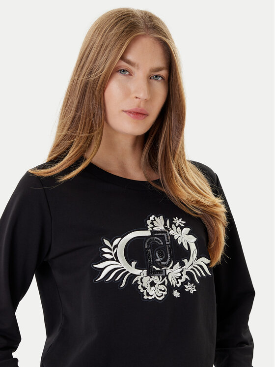 Liu Jo Sport Liu Jo Sport Μπλούζα TF5097 FS090 Μαύρο Regular Fit