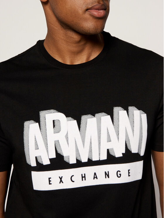 Armani Exchange Armani Exchange T-Shirt 6GZTEA ZJN7Z 1200 Černá Regular Fit