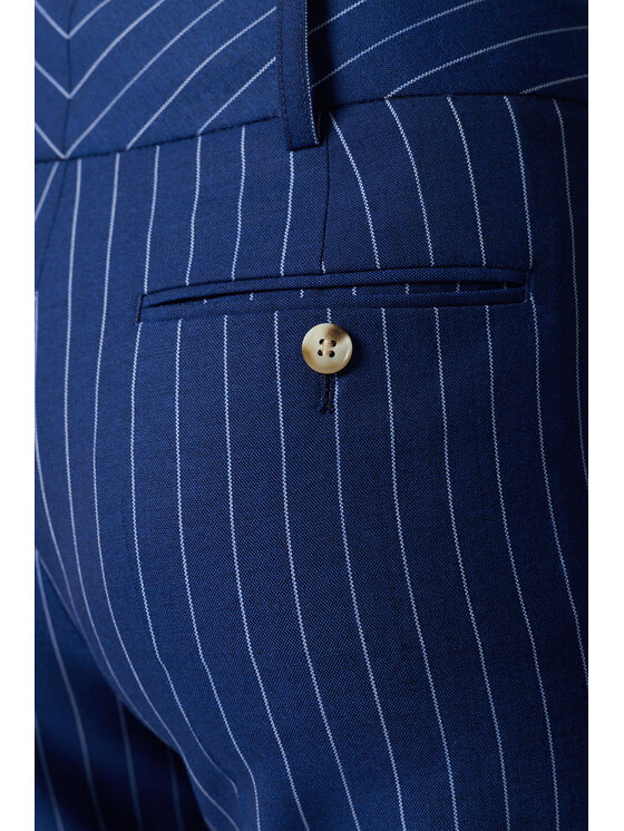Lancerto Lancerto Spodnie materiałowe Diletta SP073126000001 Granatowy Regular Fit