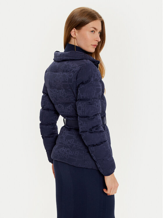 Elisabetta Franchi Elisabetta Franchi Átmeneti kabát PI-70D-46E2-V300 Sötétkék Regular Fit