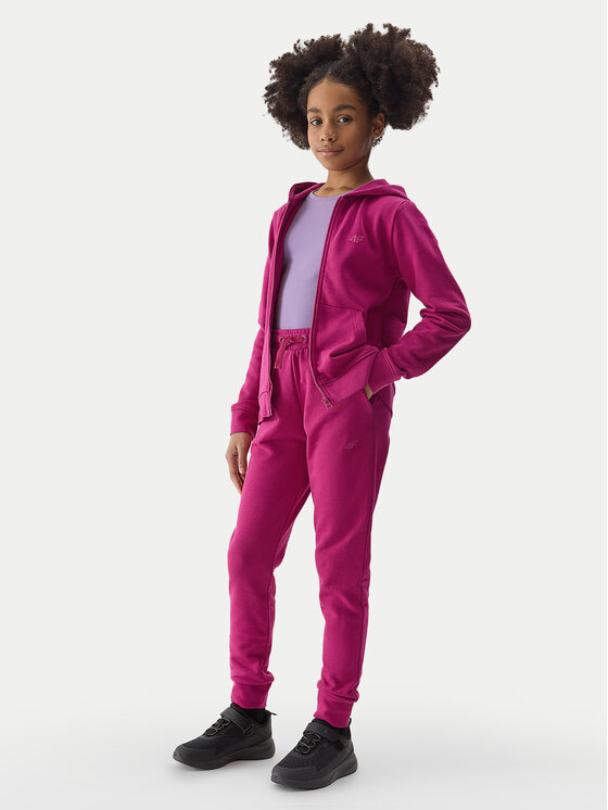 4F 4F Jogginghose 4FJWSS24TTROF587 Rosa Regular Fit