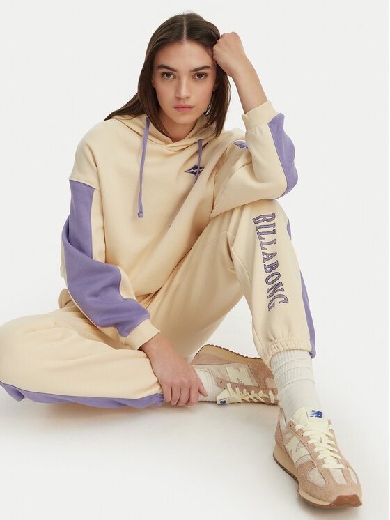 Billabong Billabong Majica dugih rukava 73 EBJFT00156 Bež Oversize