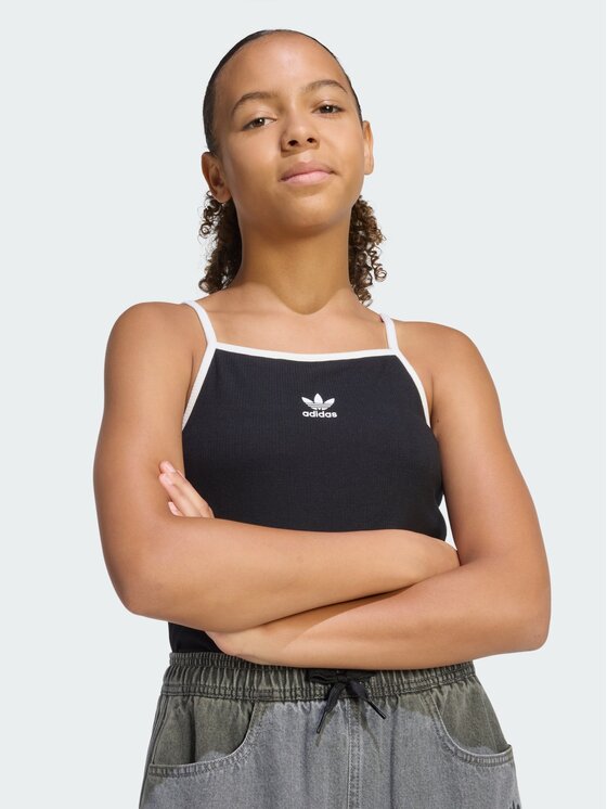 adidas adidas Tank top 159265 Czarny Slim Fit