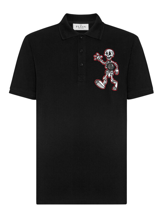 PHILIPP PLEIN PHILIPP PLEIN Polo 9859 Nero Slim Fit