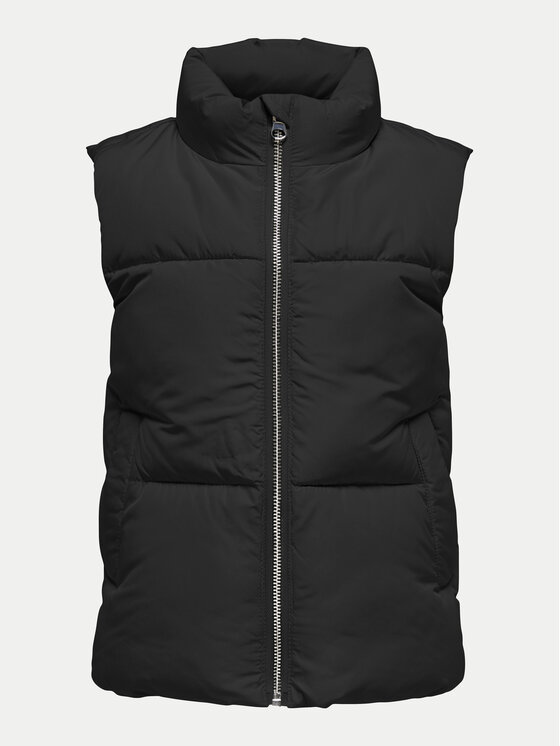 Kids ONLY Kids ONLY Αμάνικο Μπουφάν Erica 15339593 Μαύρο Regular Fit