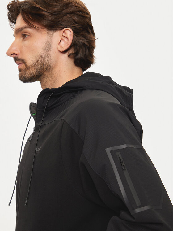 BOSS Boss Sweatshirt Sariq 50519019 Schwarz Regular Fit