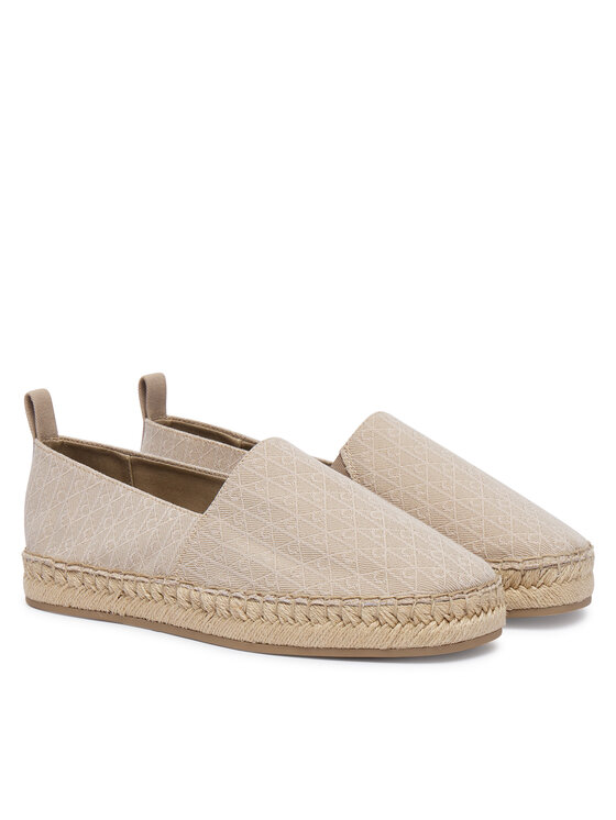 Calvin Klein Calvin Klein Espadrilės All Over CK HW0HW02933 Smėlio