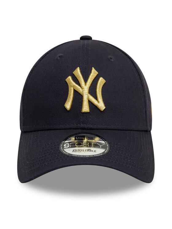 New Era New Era Kepurė su snapeliu Metallic 9Forty New York Yankees60595195 Juoda