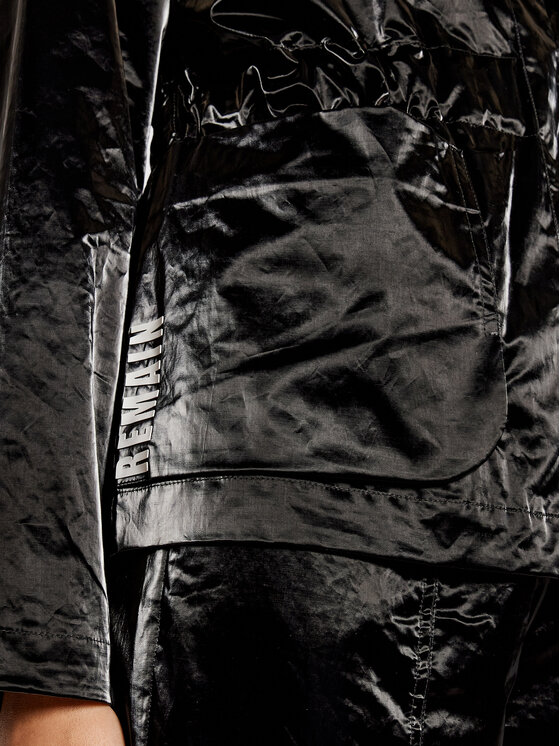 Remain Remain Μπουφάν από απομίμηση δέρματος Ruth RM409 Μαύρο Regular Fit