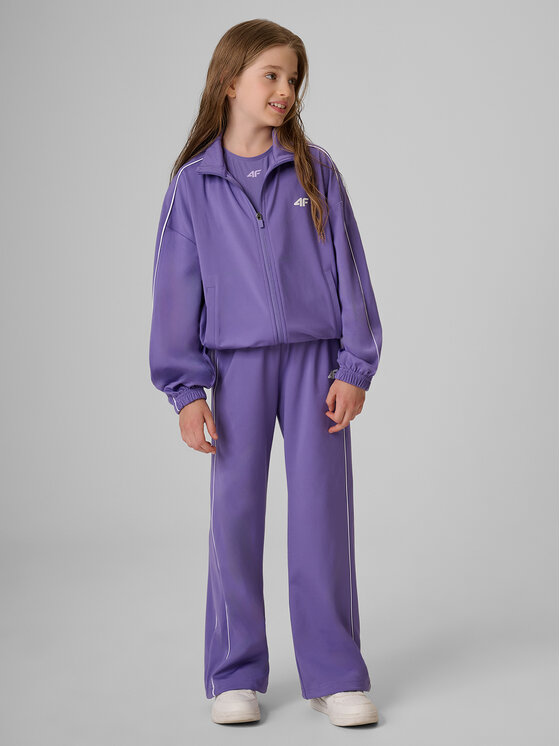 4F 4F Bluza AQUA FORCE Fioletowy Loose Fit