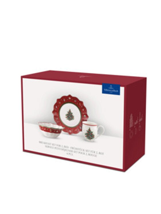 Villeroy & Boch Villeroy & Boch Zestaw kubków i talerzyków Toy's Delight Biały