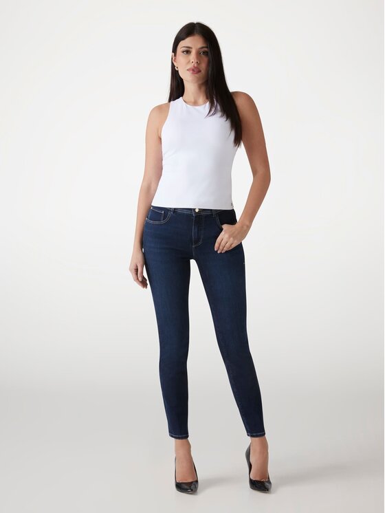 Guess Guess Jeansy 172235 Modrá Skinny Fit