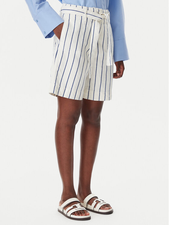 Napapijri Napapijri Szövet rövidnadrág NP0A4IEW89S1 Fehér Regular Fit