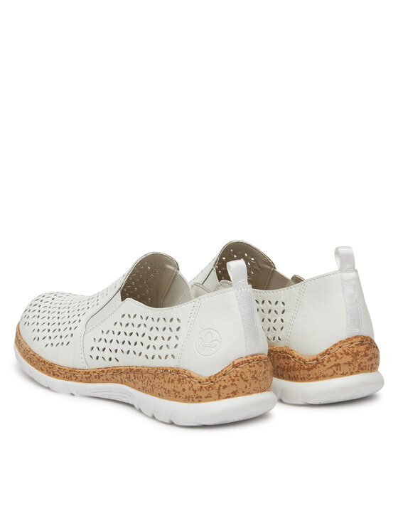 Rieker Rieker Halbschuhe N4251-80 Weiß