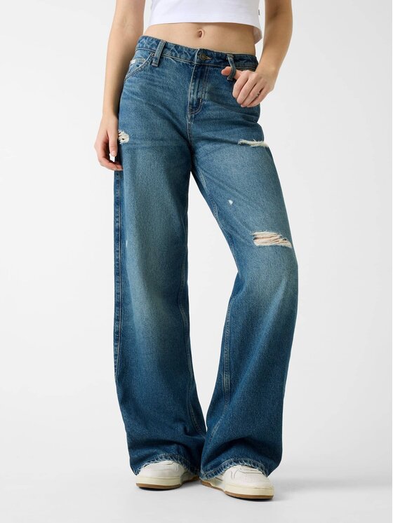 Guess Jeans Guess Jeans Jeansy 180398 Modrá Relaxed Fit