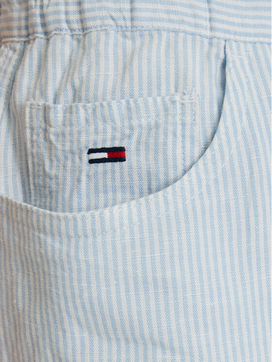 Tommy Jeans Tommy Jeans Bavlnené šortky DW0DW22227 Svetlo modrá Regular Fit