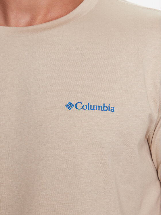Columbia Columbia Marškinėliai Rapid Ridge™ Back Graphic Tee II Ruda Regular Fit