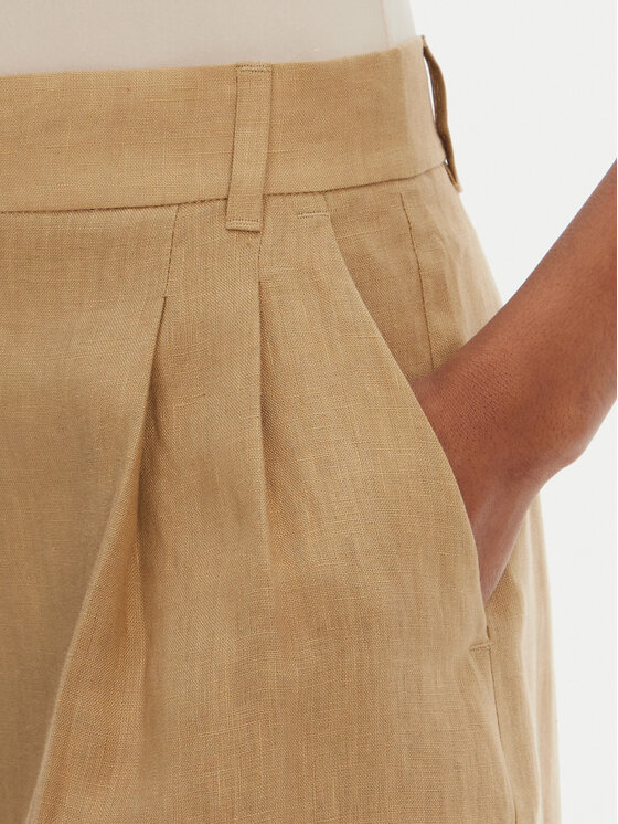 Marella Marella Βερμούδα Rosta 2515141032 Μπεζ Relaxed Fit