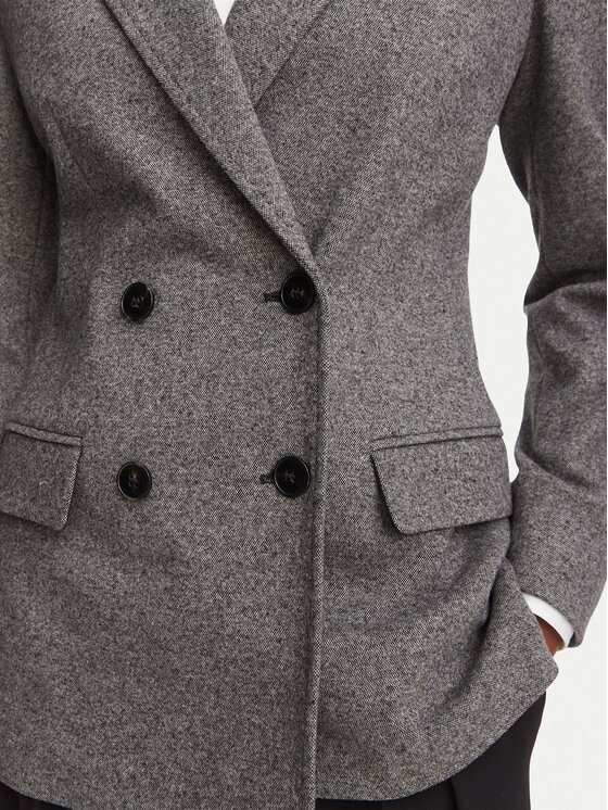 Marella Marella Sacou Materia 2625916021 Gri Regular Fit