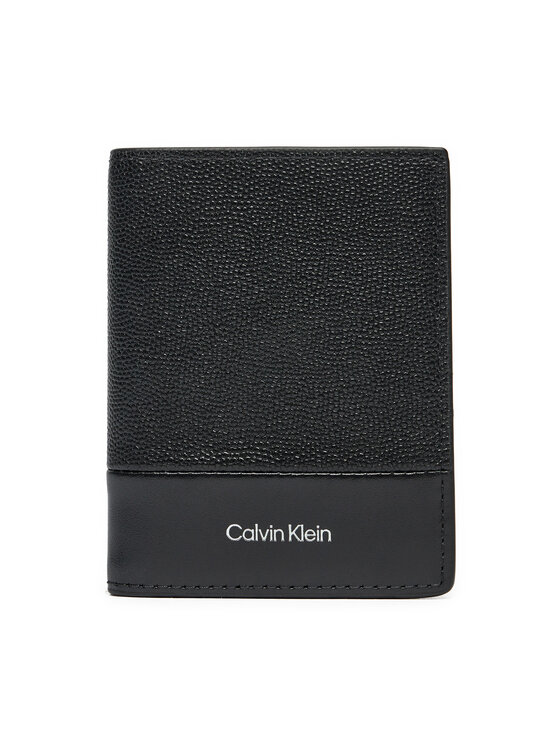 Calvin Klein Velika Moška Denarnica Ck Must Bifold 10cc K50K512679 Črna