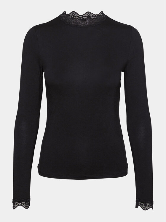 Vero Moda Vero Moda Μπλουζάκι 10295141 Μαύρο Slim Fit