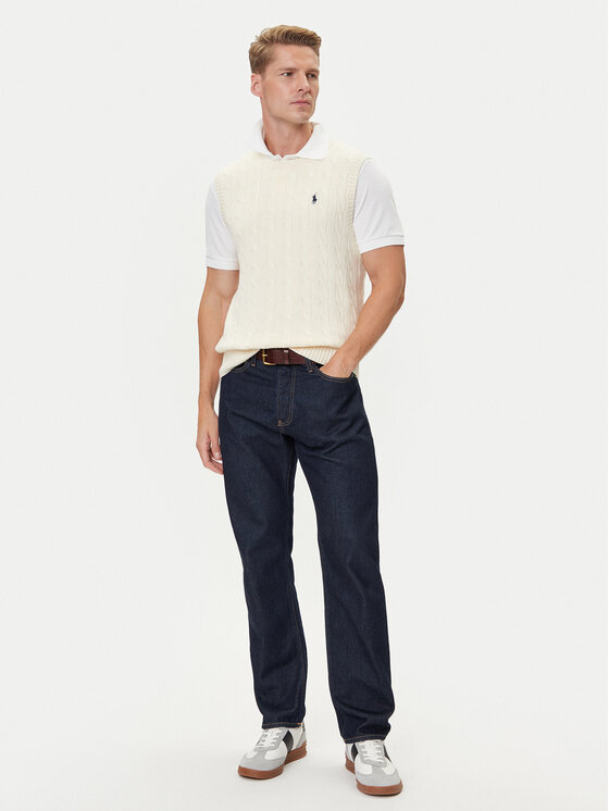 Polo Ralph Lauren Polo Ralph Lauren Sweter 710979113003 Écru Regular Fit