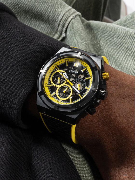 Guess Guess Ρολόι GW0713G2 Μαύρο