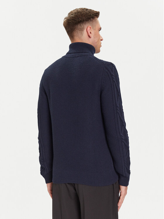 JOOP! JOOP! Rollkragenpullover 17 JK-17Liono 30047360 Dunkelblau Modern Fit